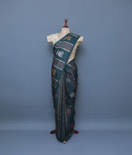 peacock-blue-soft-silk-saree-vertical-motif-rich-pallu-hny00643-b