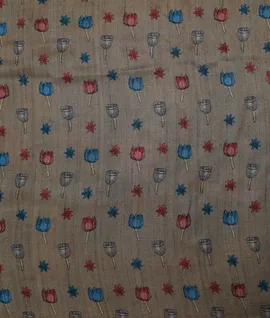 blue-pen-kalamkari-vegan-tussar-silk-saree-hny00650-e