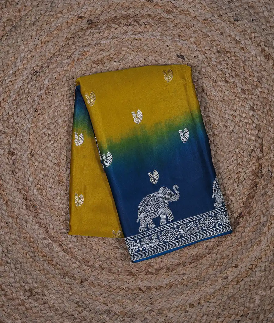 mustard-mashru-vegan-silk-saree-with-elephant-motifs-hny00660-a