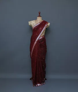 maroon-pure-linen-saree-hny00662-b