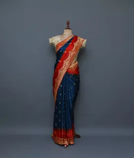 peacock-blue-mashru-banarasi-vegan-silk-saree-hny00669-b