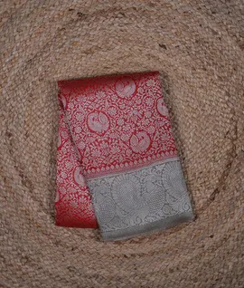 red-peacock-motif-kanjivaram-vegan-silk-saree-hny00678-a