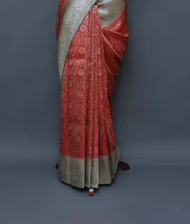 red-peacock-motif-kanjivaram-vegan-silk-saree-hny00678-c