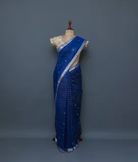 royal-blue-pure-linen-saree-hny00679-b