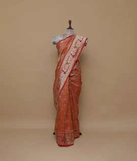 red-vegan-tissue-paithani-silk-saree-plant-based-hny00689-b