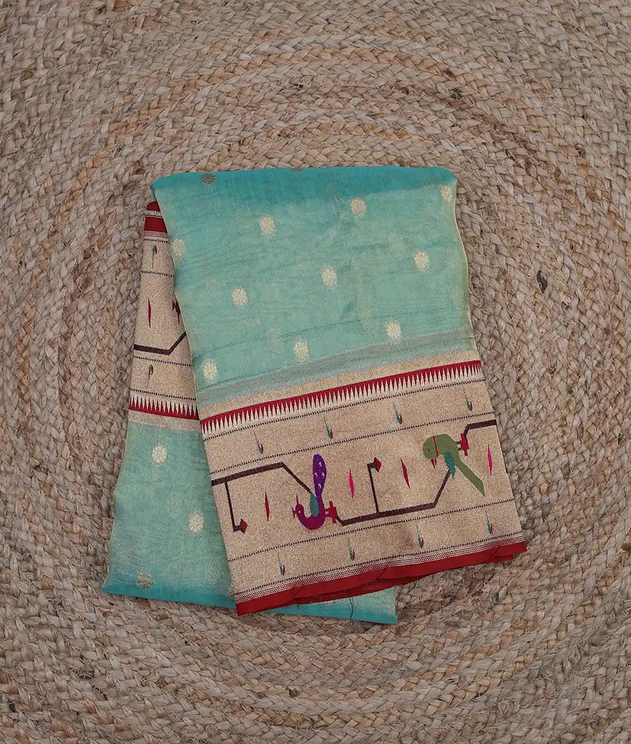 light-turquoise-vegan-tissue-paithani-silk-saree-hny00690-a