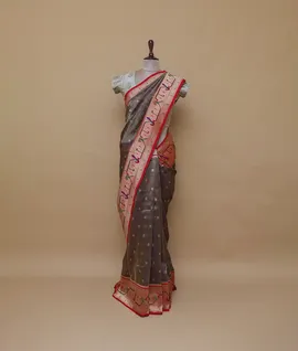 brown-vegan-tissue-paithani-silk-saree-lightweight-hny00691-b