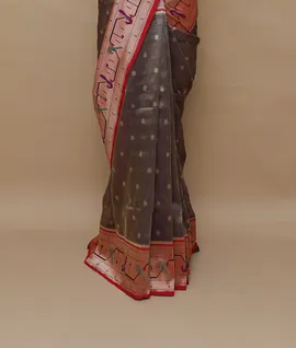 brown-vegan-tissue-paithani-silk-saree-lightweight-hny00691-c
