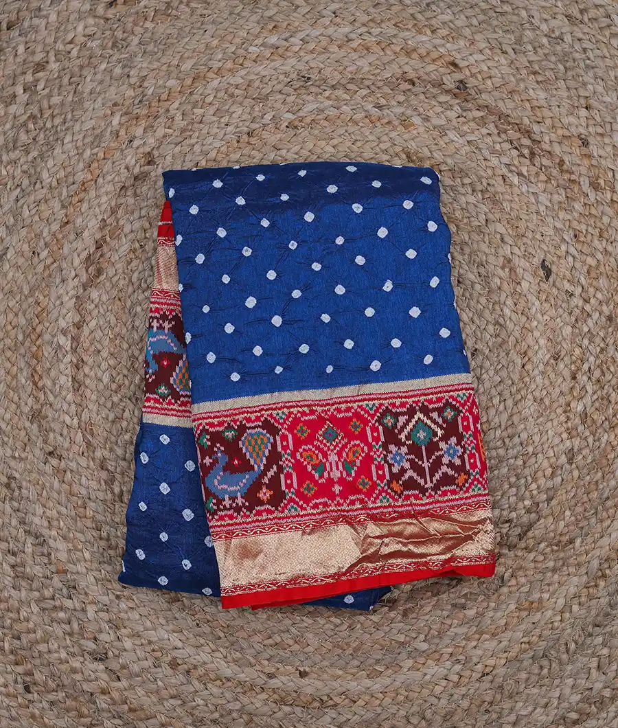 royal-blue-bandhini-patola-vegan-silk-saree-hny00693-a