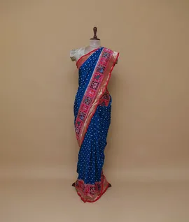 royal-blue-bandhini-patola-vegan-silk-saree-hny00693-b