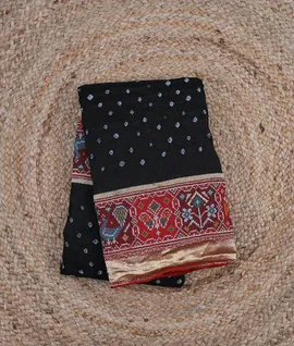 black-bandhini-patola-vegan-silk-saree-hny00695-a