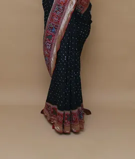 black-bandhini-patola-vegan-silk-saree-hny00695-c