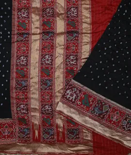 black-bandhini-patola-vegan-silk-saree-hny00695-d