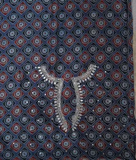 gold-soft-tissue-silk-saree-with-ajrak-blouse-hny00696-e