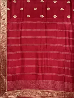 maroon-color-9-yards-vegan-silk-saree-hny0480-c