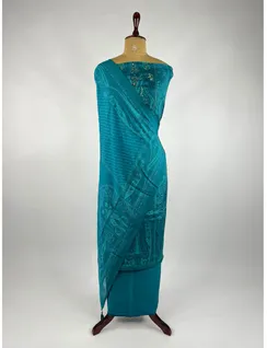 turquoise-color-printed-muslin-silk-material-hnydm0016-d