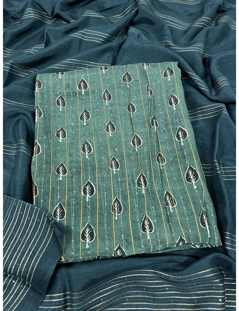 teal-color-chinon-silk-material-hnydm0034-a