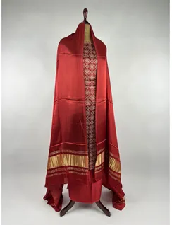 Maroon Color Mashru Silk Material3