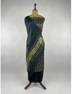 Black Color Mashru Silk Material4