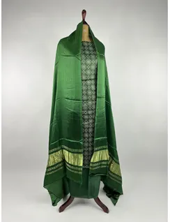 Green Color Mashru Silk Material3