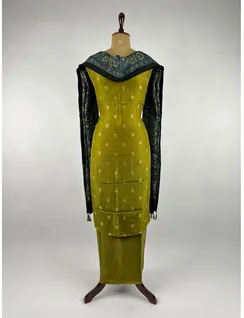 olive-colour-banarasi-silk-material-hnydm0094-b