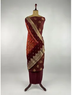 brown-color-banarasi-vegan-silk-dress-material-hnydm0102-d