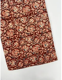 maroon-kalamkari-vegan-silk-cotton-fabric-hnyf0077-a