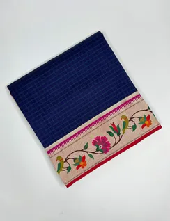 royal-blue-checked-paithani-silk-saree-hny0019-a