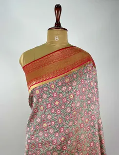 Grey Kanjivaram Silk Saree3