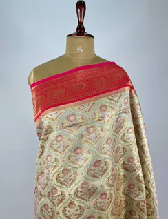 Gold Tissue Kanjivaram Silk Saree3