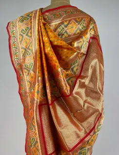 Mustard Patola Silk Saree4