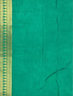 Green Hand Painted Soft Silk Saree5