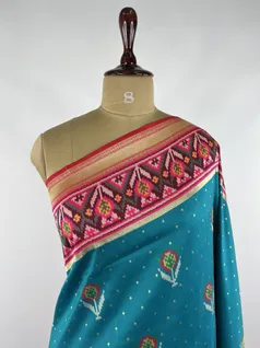 turquoise-blue-color-patola-silk-saree-hny0187-c