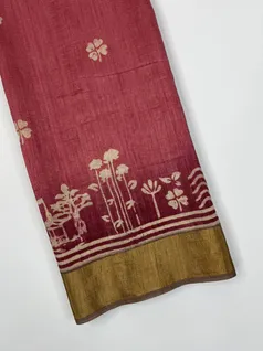 burgundy-color-soft-tussar-silk-saree-hny0213-a