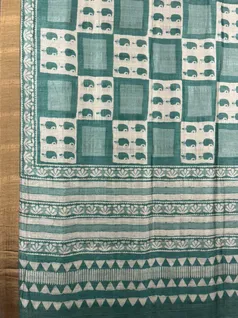 rama-green-color-soft-tussar-silk-saree-hny0214-c