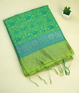 green-colour-vegan-dupion-silk-ikat-weave-saree-hny0558-hny0558-a