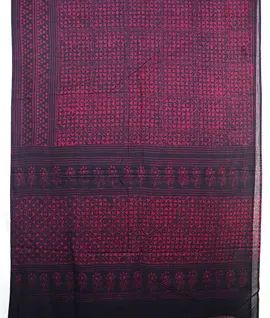 maroon-colour-cotton-dabu-printed-saree-hny0566-hny0567-b