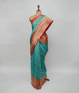 light-blue-colour-patola-weave-vegan-silk-saree-hnyt0585-hny0585-b