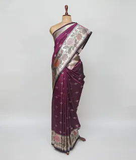 maroon-colour-banarasi-vegan-silk-tissue-zari-border-sari-hny0591-hny0591-b