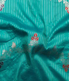 turquoise-colour-banarasi-vegan-silk-zari-weaving-saree-hny0592-hny0592-c