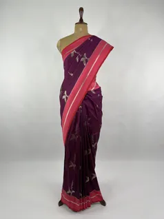 maroon-color-fancy-banarasi-silk-saree-hny0464-b