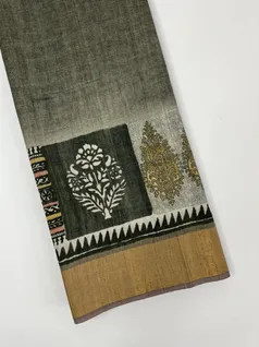 olive-color-printed-soft-tussar-silk-saree-hny0256-a