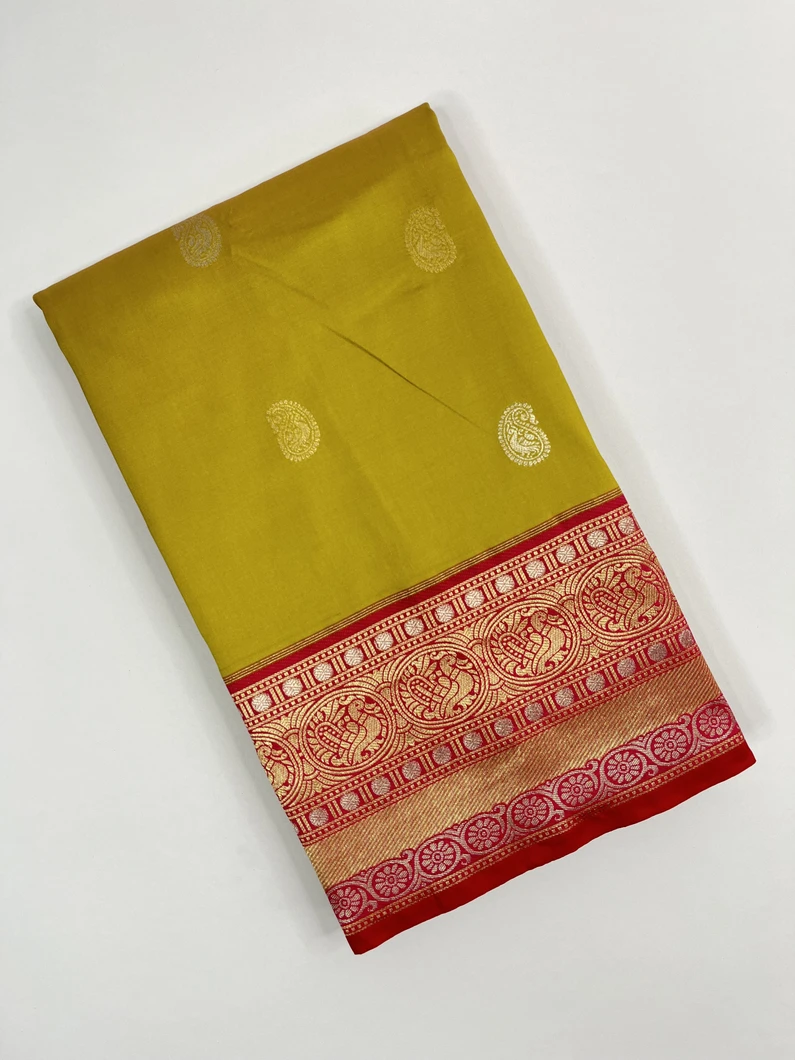 mustard-color-kanjivaram-silk-saree-hny0302-a