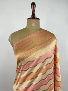 light-peach-color-hand-painted-banarasi-silk-saree-hny0316-c