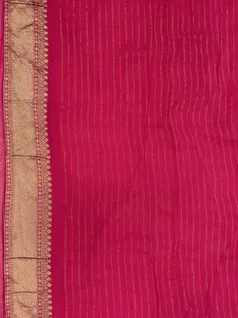 Red shaded Bandhani Georgette silk saree5