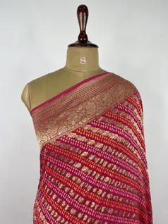 red-color-lehriya-bandhani-georgette-silk-saree-hny0323-c