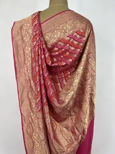 red-color-lehriya-bandhani-georgette-silk-saree-hny0323-d