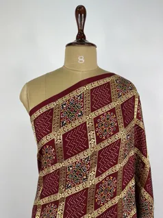 maroon-color-ajrak-print-on-modal-ghatchola-silk-saree-hny0363-c