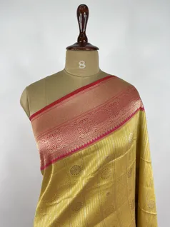 mustard-color-kanjivaram-silk-saree-hny0374-c