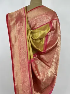 mustard-color-kanjivaram-silk-saree-hny0374-d